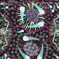 PLUM & BUSH BANANA BLACK  by Aboriginal Artist Laurel Tanlels
