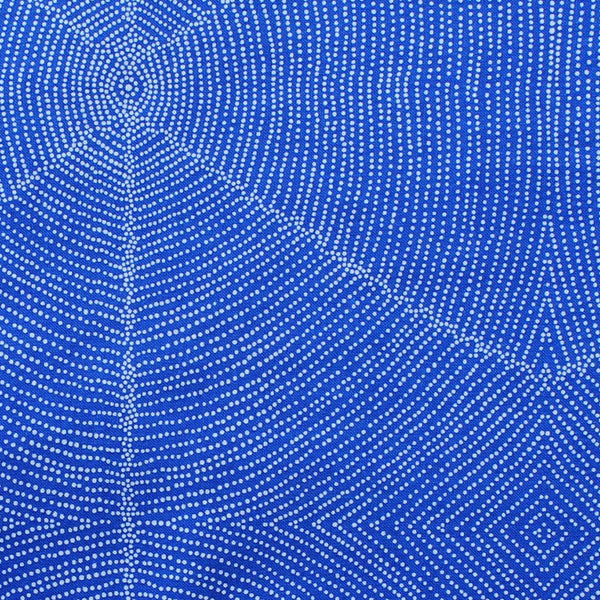 PLUM SEEDS BLUE by Aboriginal Artist  KATHLEEN PITJARA