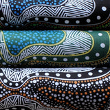 POSSUM LAND & WATER DREAMING GREEN by Aboriginal Artist HEATHER KENNEDY