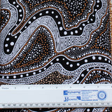 POSSUM LAND & WATER DREAMING BLACK by Aboriginal Artist HEATHER KENNEDY