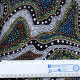 POSSUM LAND & WATER DREAMING BLUE by Aboriginal Artist HEATHER KENNEDY