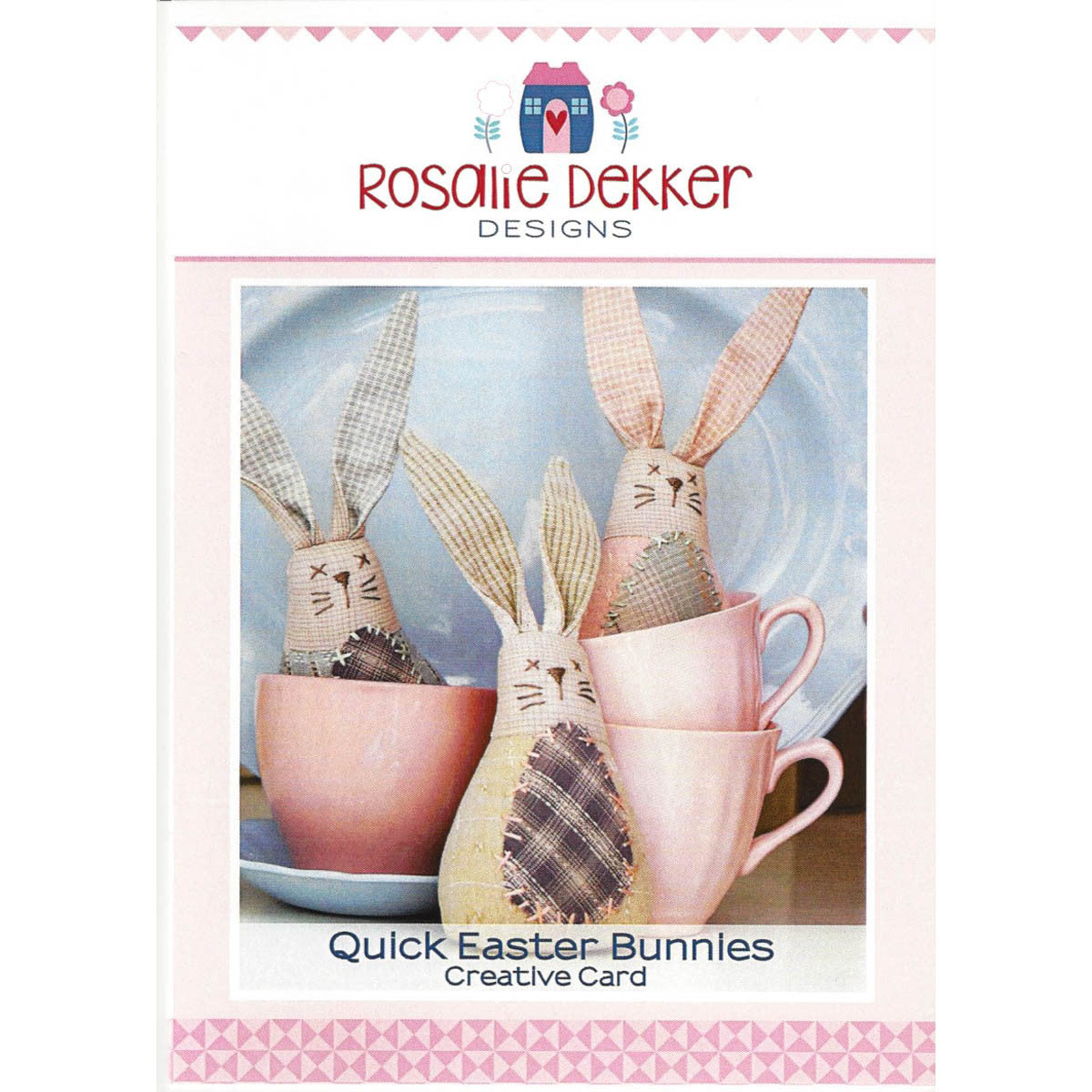 QUICK EASTER BUNNIES - Creative Pattern Card - by Australian Designer Rosalie Dekker (Quinlan)