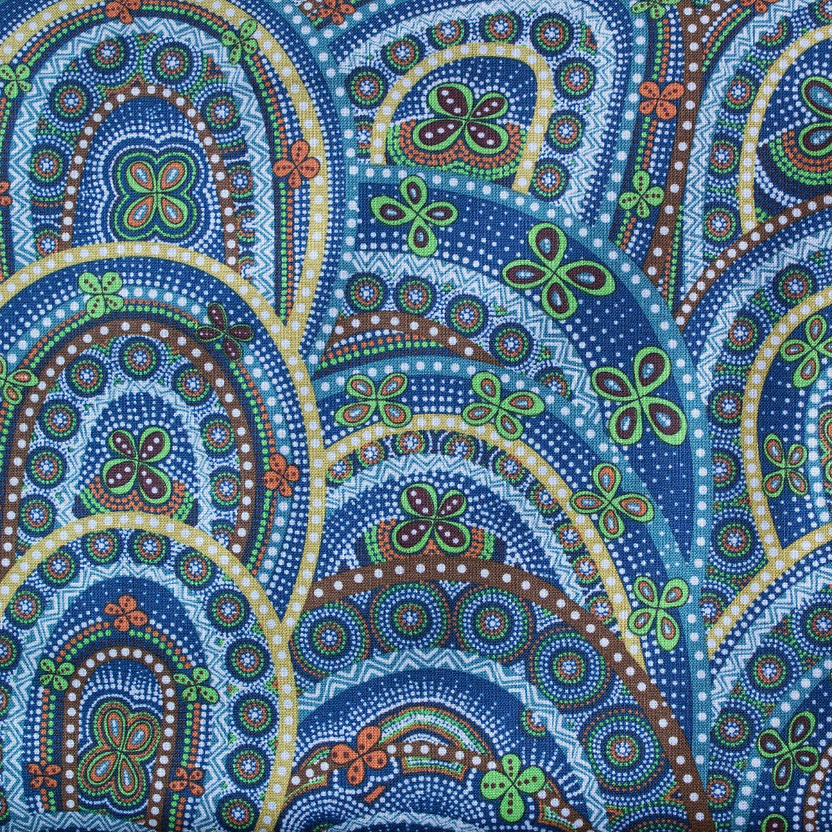 REBIRTH OF BUTTERFLY BLUE by Aboriginal Artist HEATHER KENNEDY