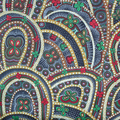 REBIRTH OF BUTTERFLY GREEN by Aboriginal Artist HEATHER KENNEDY