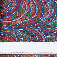 REBIRTH OF BUTTERFLY RED by Aboriginal Artist HEATHER KENNEDY