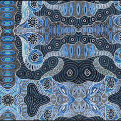 REGENERATION BLUE by Australian Aboriginal Artist Heather Kennedy