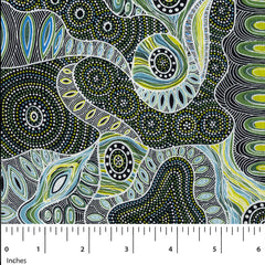 REGENERATION GREEN by Australian Aboriginal Artist Heather Kennedy