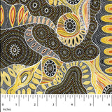 REGENERATION YELLOW by Australian Aboriginal Artist Heather Kennedy