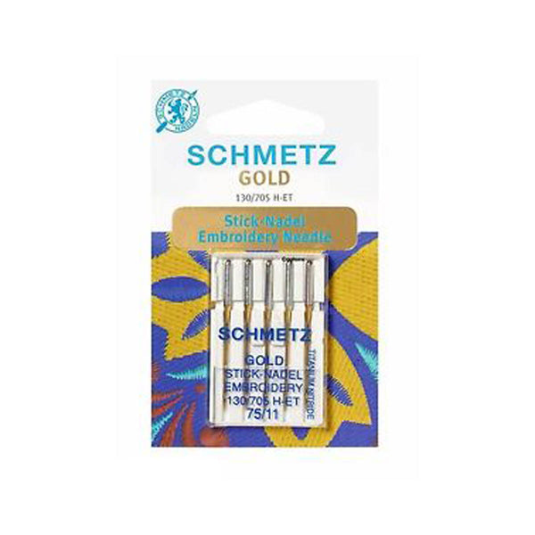 GOLD EMBROIDERY - MACHINE NEEDLE by SCHMETZ