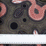 SNAKE & EMU by Australian Aboriginal artist W. Evans