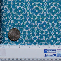 EB/FF SNOWFLAKE TEAL - Folk Festival