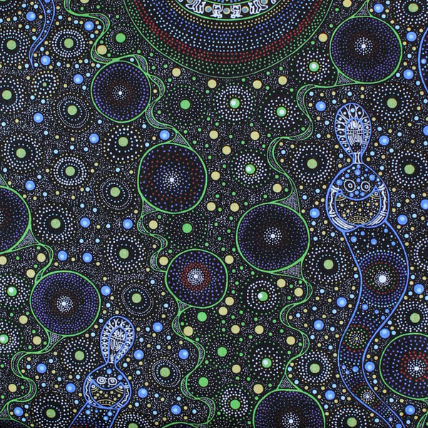 SPIRITUAL WOMEN GREEN by Aboriginal Artist CHANDA CONWAY