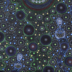SPIRITUAL WOMEN GREEN by Aboriginal Artist CHANDA CONWAY