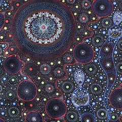 SPIRITUAL WOMEN RED by Aboriginal Artist CHANDA CONWAY