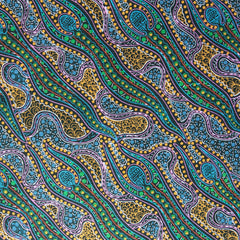 SPIRIT DREAMING GREEN by Aboriginal Artist Anette Doolan