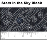 STARS IN THE SKY BLACK by Australian Aboriginal Artist Geraldine Riley