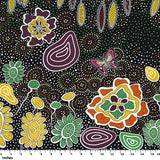 SUMMERTIME RAINFOREST BLACK by Aboriginal Artist HEATHER KENNEDY