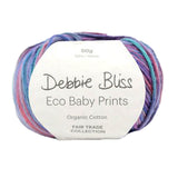 Debbie Bliss ECO BABY PRINTS Organic Cotton 4ply/Sport 50g/125m CHOOSE COLOUR