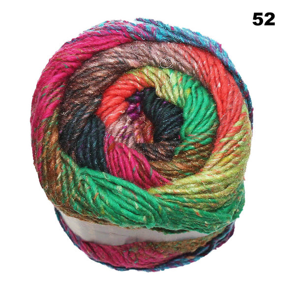 TAIYO  100g/200m Self Striping Worsted/Aran/10ply cotton, silk, wool, nylon CHOOSE COLOUR