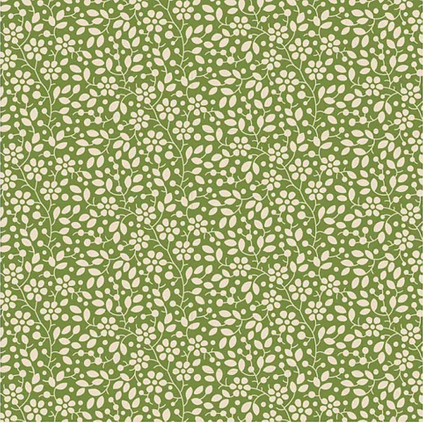 Tilda PIE IN THE SKY/CLOUDPIE  - #110070 Floral Vine - Green