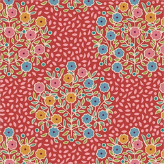Tilda PIE IN THE SKY  - #100493 Confetti Floral - Red