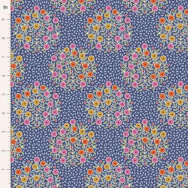 Tilda PIE IN THE SKY  - #100486 Confetti Floral - Blue