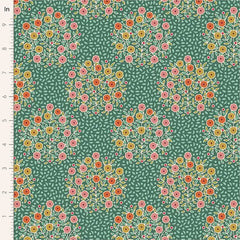 Tilda PIE IN THE SKY  - #100500 Confetti Floral - Pine Green