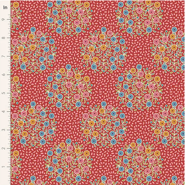 Tilda PIE IN THE SKY  - #100493 Confetti Floral - Red