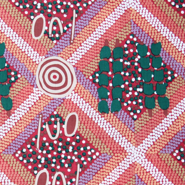 WANKAJI RED - by Aboriginal Artist NEETA WILLIAMS