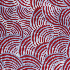 WATER DREAMING RED by Aboriginal Artist POLLY WHEELER