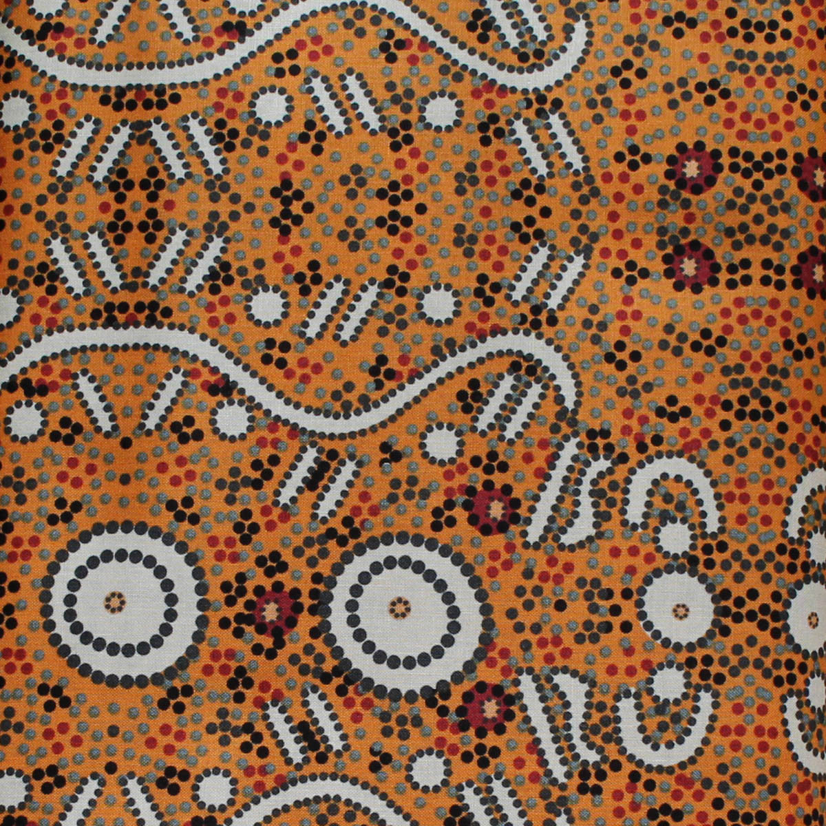 WATER DREAMING YELLOW by Australian Aboriginal Artist A. NAPANANGKA