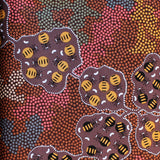 WILD BUSH HONEY ANT BROWN** by Aboriginal Artist AUDREY MARTIN NAPANANGKA