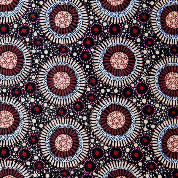 WILD FLORA APRICOT by Aboriginal Artist CHRISTINE DOOLAN