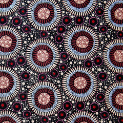 WILD FLORA APRICOT by Aboriginal Artist CHRISTINE DOOLAN