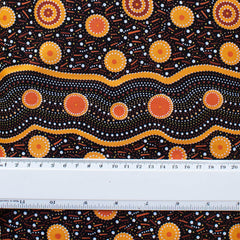 WILD BEANS GOLD by Aboriginal Artist AUDREY NAPANANGKA