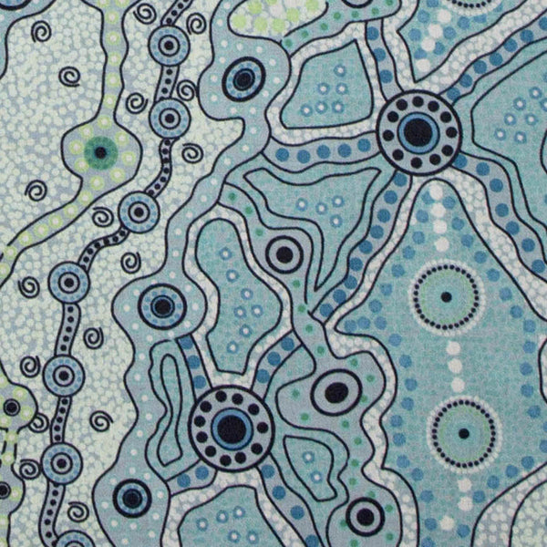 YALKE GREEN by Australian Aboriginal Artist June Smith