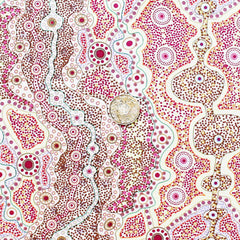 YALKE RED by Australian Aboriginal Artist June Smith