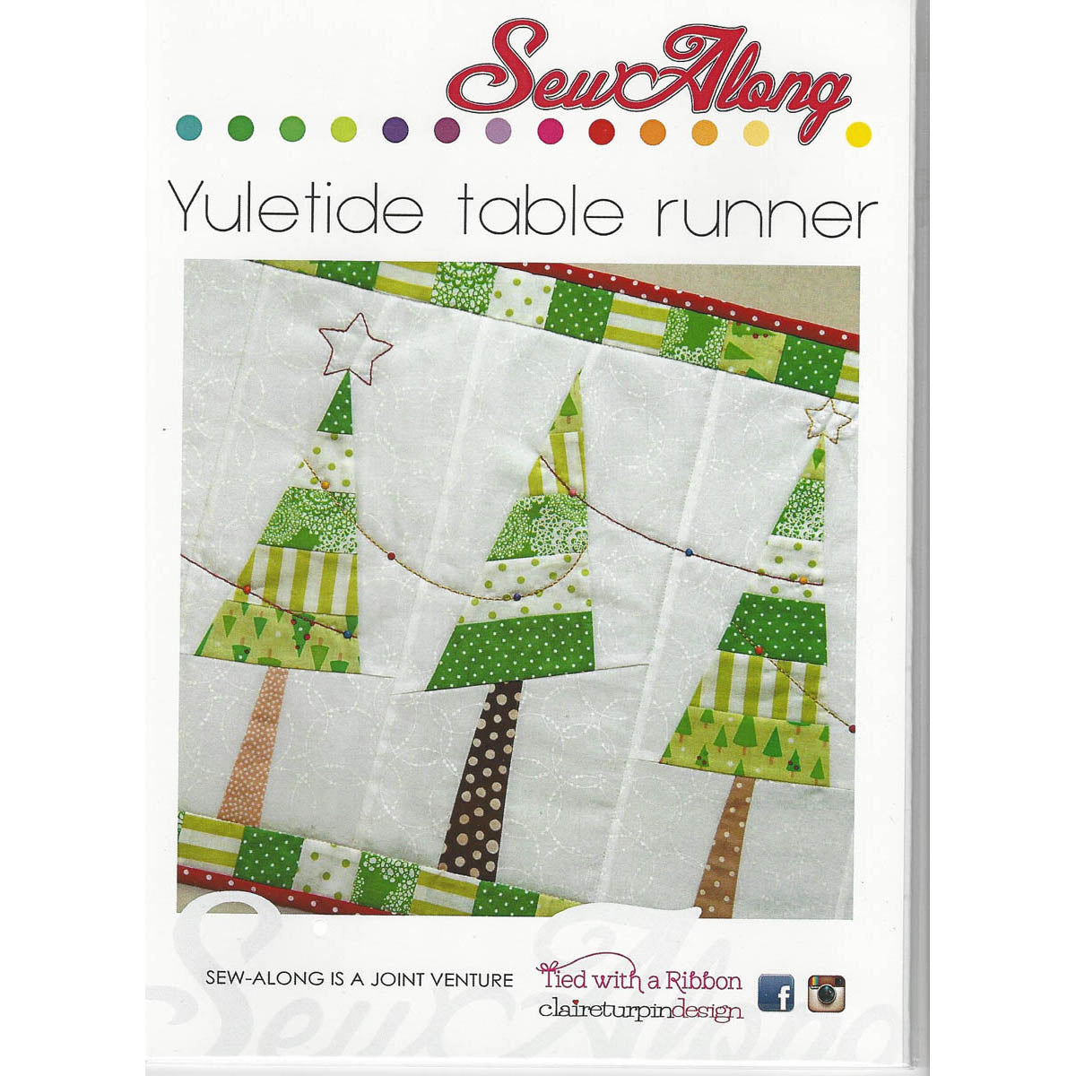 YULETIDE TABLE RUNNER - Pattern - by Claire Turpin Design