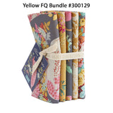 Tilda CHIC ESCAPE -  FQ Bundle Yellow - # 300129 - 5 FQ's